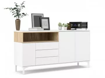 Komoda Atrei 178 biela/dub sonoma