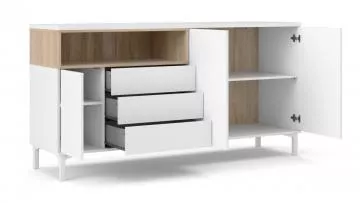 Komoda Atrei 178 biela/dub sonoma