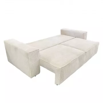 Rozkladacia pohovka, smotanov, HARPERA BIG SOFA