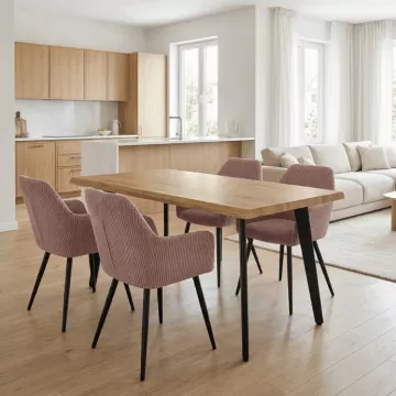 Jedálenská stolička DCH-V4009 Pink6