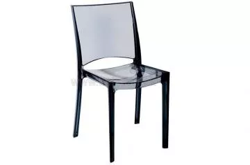 Moderná platová stolička B-side antracite transparente
