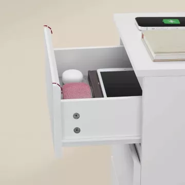 Nočný stolík ANT-E1161 WT - biely