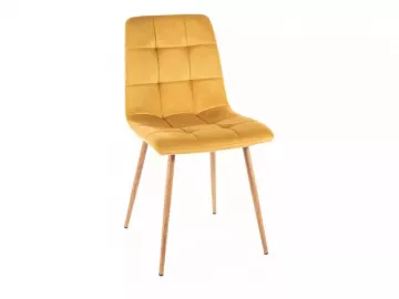 Jedálenská stolička Alim bluvel 68 žltá