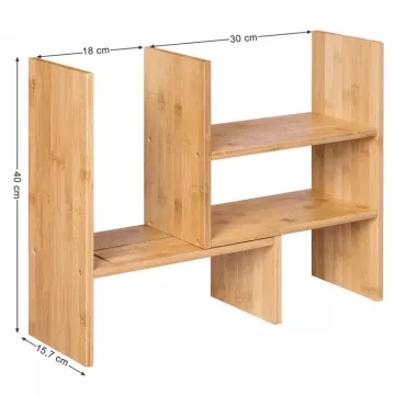 stoln� organiz�r z bambusu AUK-E1045 NAT