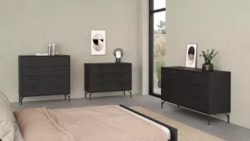 Komoda Danila 303 ierny mat