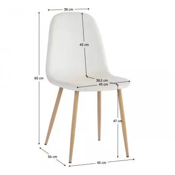 Stolika, bov Dulux Velvet ltka/buk, LEGA NEW
