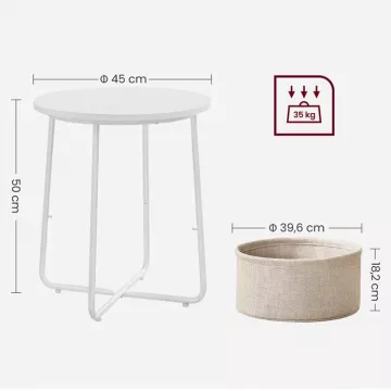 Odkladac� stol�k AKF-E1023 wt