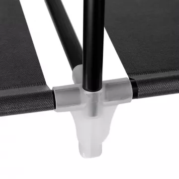 Látková šatníková skriňa ? čierna