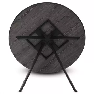 Jedálenský okrúhly stôl HT-R5010 grey