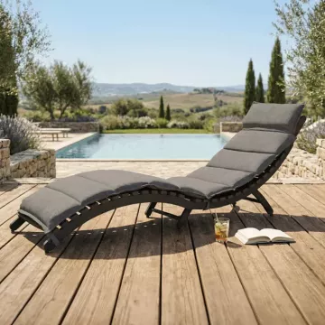 Záhradné lehátko AZL-L1301 GREY