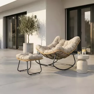 Z�hradn� hojdacie kreslo s podno�kou AZL-G5245 CRM