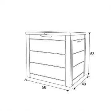 Záhradný úložný box AZB-G2035