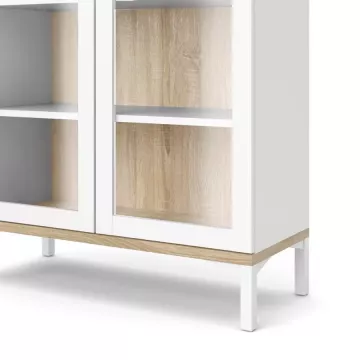  Vitrna Atrei 176 biela/dub