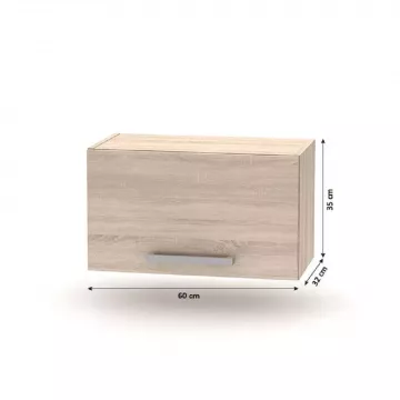 Kuchynsk linka 2,4 m, dub sonoma, NOVA PLUS