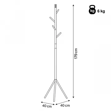 stojac veiak 80001-01 WT biely