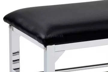 Praktický kovový botník / taburet 83169 CR