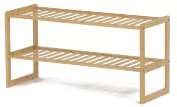 Botn�k z mas�vneho bambusu s dvoma policami DR-B010