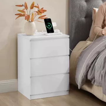 Nočný stolík ANT-E1161 WT - biely