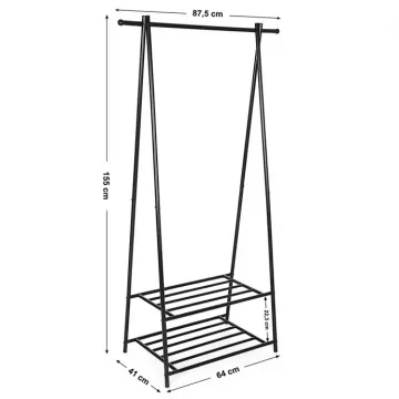 Kovový vešiak na šaty Auv-E1105