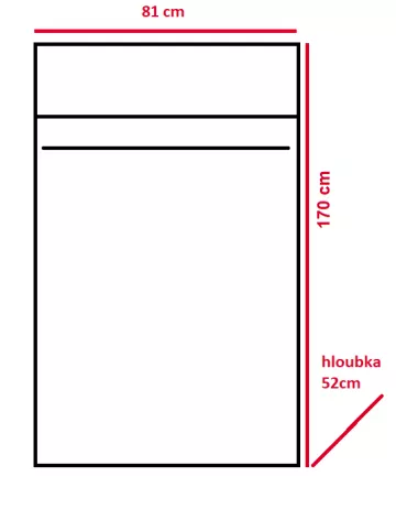 �atn�kov� skri�a Abba, rozmery