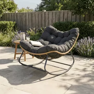 Z�hradn� hojdacie kreslo AZL-G5143 GREY