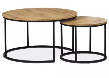 Set konferečných stolíkov Af-3002 oak