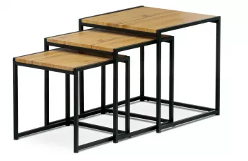 Súprava 3 stolíkov Af-3003 oak