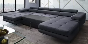 Sedacia súprava Amareta U rozložené lôžko