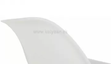 Jedlensk stolika Cinkla biela/buk