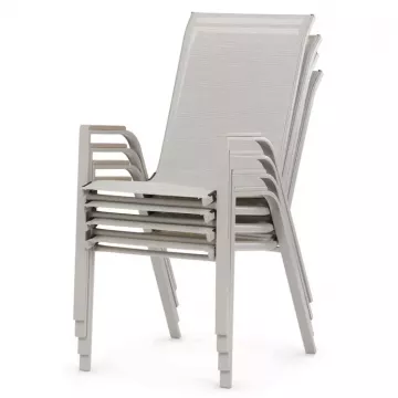 Záhradná stolička v elegantnom béžovom AZC-S1048