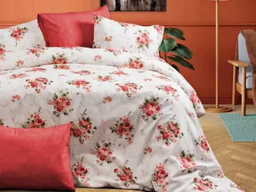 Bavlnené posteľné obliečky s názvom "Ruže"