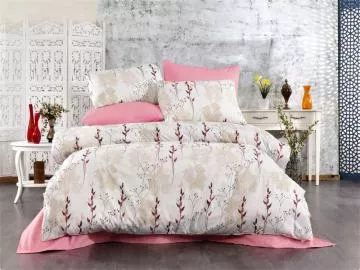 Bavlnen� oblie�ky Ru�ov� herb�r