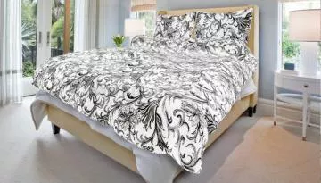 Bavlnené posteľné obliečky - Zuzana biela