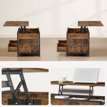 Konferenčný stolík AKF-E1252 OLW - old wood