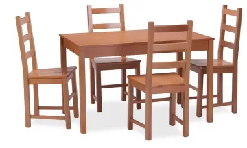 Jedálenský set stôl Gastro a stoličky Rustice