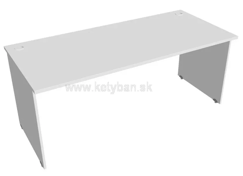 Pracovný stôl Hobis Gate - prevedenie GS 800-1800 biela