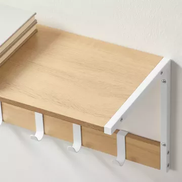 Súprava nástenných políc v dekore duba