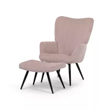 Relaxa�n� kreslo s podno�kou AK-L7285 - Pink6