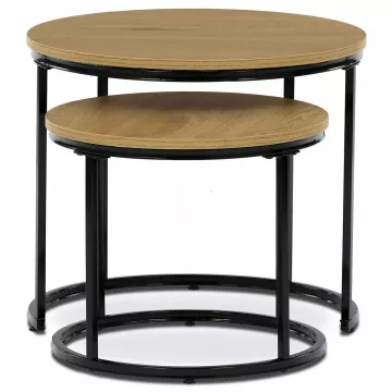 Set dvoch odkladacch stolkov CT-G1145 - OAK