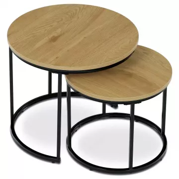 Set dvoch odkladacch stolkov CT-G1145 - OAK