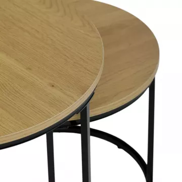 Set dvoch odkladacch stolkov CT-G1145 - OAK