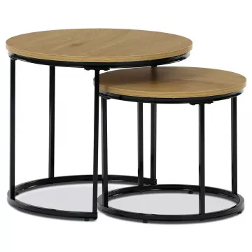 Set dvoch odkladacch stolkov CT-G1145 - OAK
