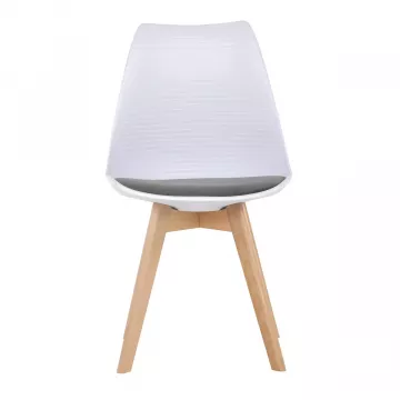 Stolika jedlensk, biela, plast, CT-X7056 GREY