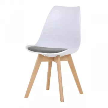 Stolika jedlensk, biela, plast, CT-X7056 GREY