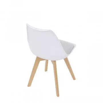 Stoli�ka jed�lensk�, biela, plast, CT-X7056 WT