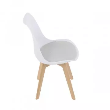 Stoli�ka jed�lensk�, biela, plast, CT-X7056 WT