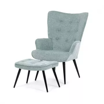  relaxa�n� kreslo s podno�kou Ak-303 Blue 2