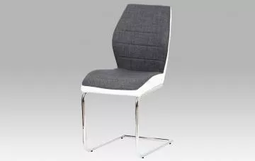 Moderná jedálenská stolička DCH-511 - šedá / biela