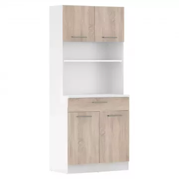kredencom DOMIS NEW - biela/ dub sonoma