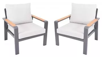 ROTTERDAM DUO - hliníkové kreslá